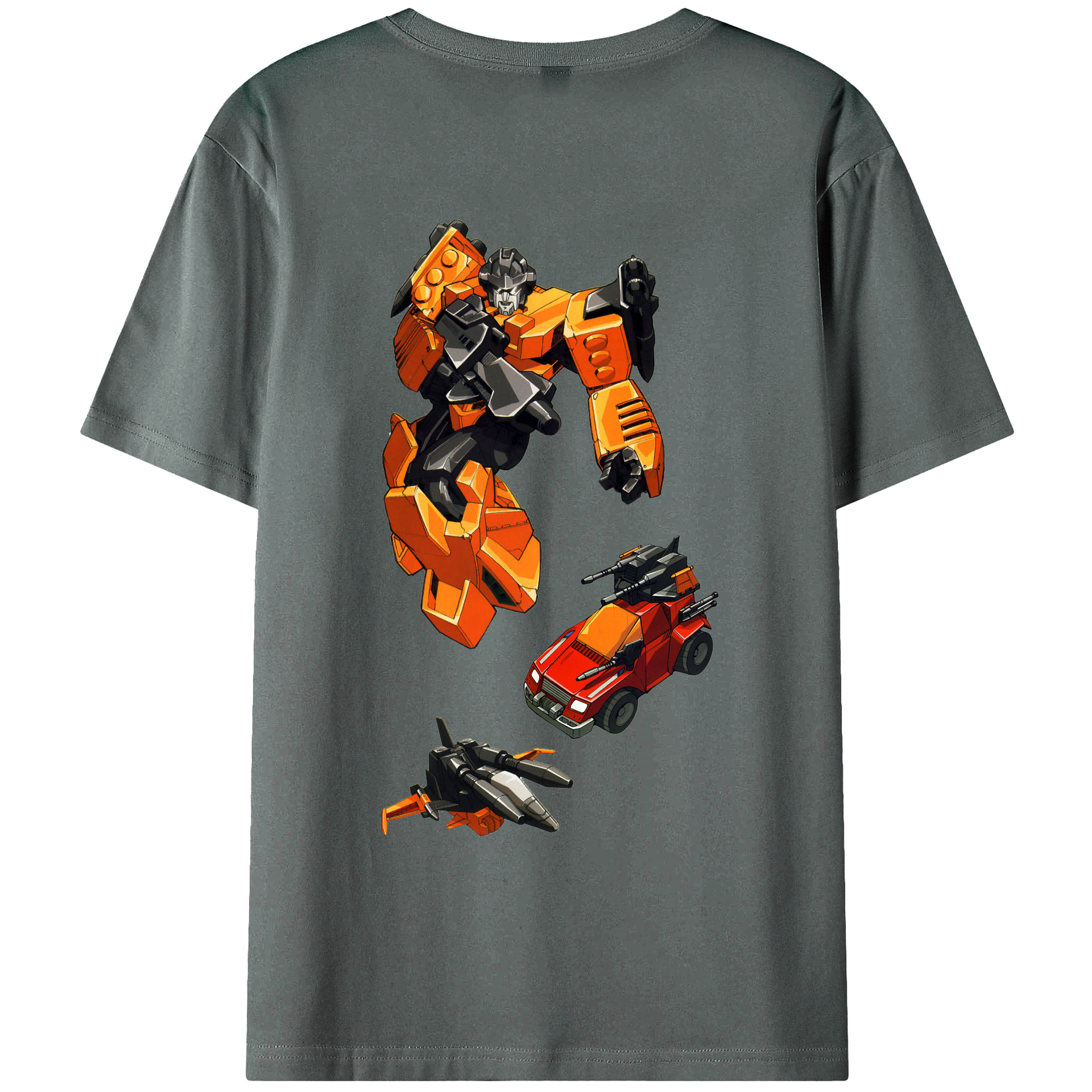 （画像用）  綿100％ メンズ半袖Tシャツ（バックプリント） 通気性